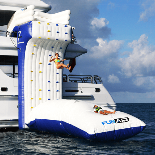 FunAir BigAir Blob and Climbing Wall