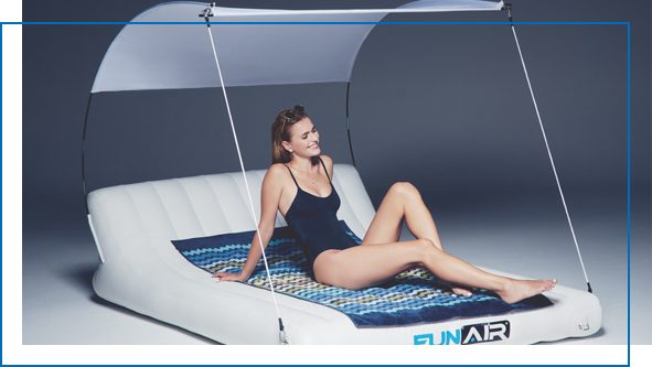 Custom Floating Shaded Lounger