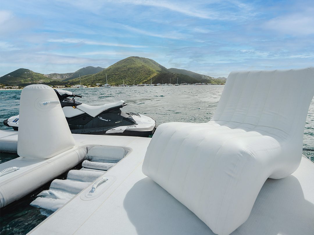 FunSize Beach Club Sea Pool and Superyacht Wave Chair on Motor Yacht Crescendo