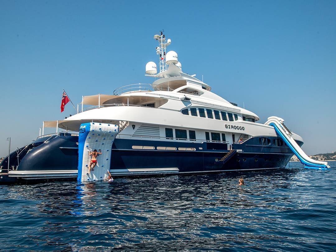 QuickShip Climbing Wall on Motor Yacht Sirocco