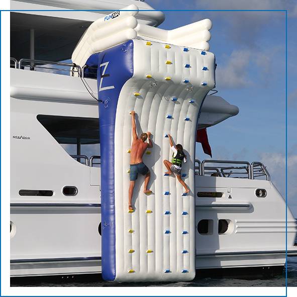 Superyacht Inflatables Custom Climbing Wall