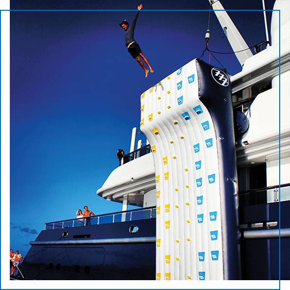Superyacht Inflatables Custom Climbing Wall