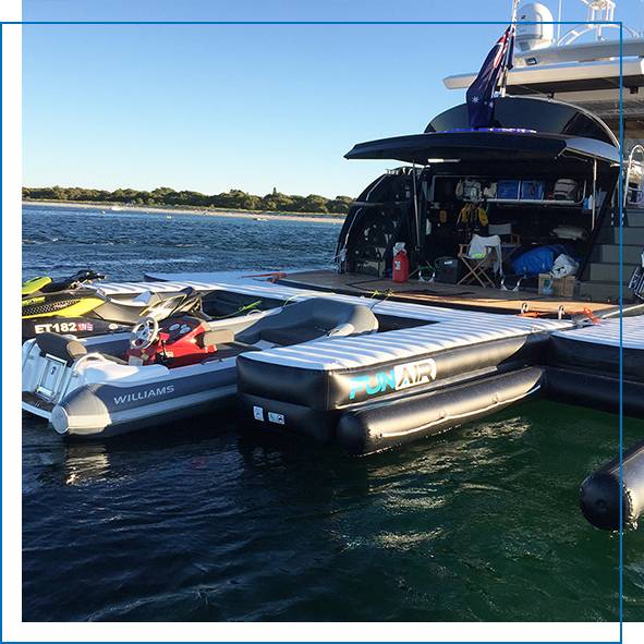 Superyacht Inflatables Custom Jet Ski Dock
