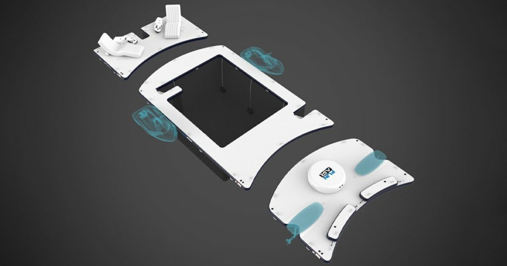 The adaptable modular FunFlex yacht inflatables from FunAir