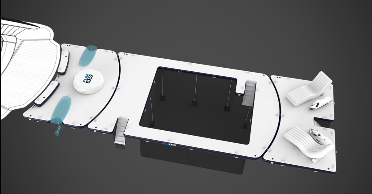 Meet FunFlex The Adaptable Superyacht Inflatable setup from FunAir