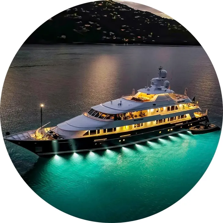FunAir FunYacht charter superyacht Broadwater