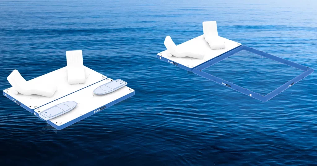 FunFlex Lagoon Pool, EFoil Dock, Swim Platform Extension