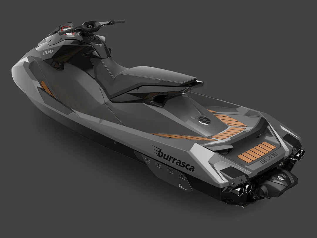 Belassi Burrasca jet ski in Deep Grey