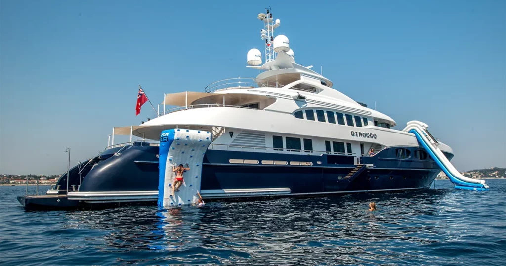 FunAir-Yacht-Slide-and-Climbing-Wall-on-MY-Sirocco-