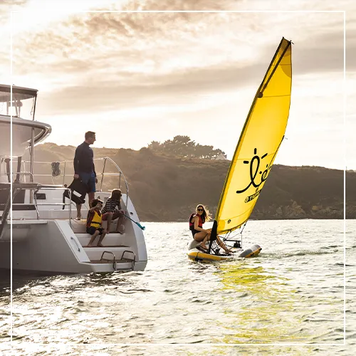 The Tiwal Dinghy is simple to set up