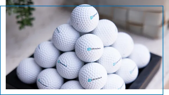 Environmentally friendly biodegradable OTD Golf Ball
