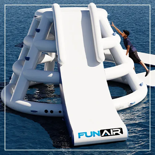 FunAir Splash Tower integrated slide