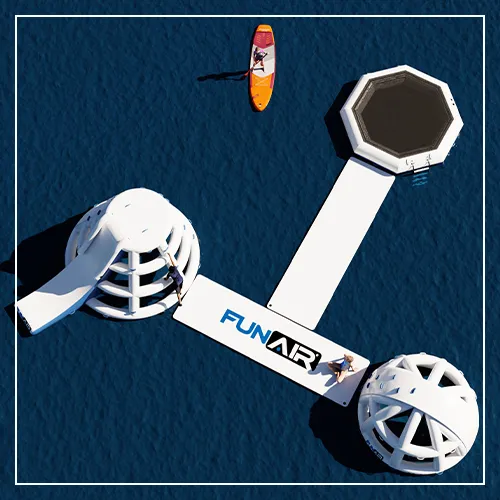 FunAir Water Park interchangeable inflatables