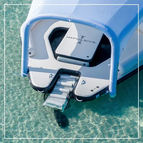 The SeaStairs on a FunAir Shaded Oasis