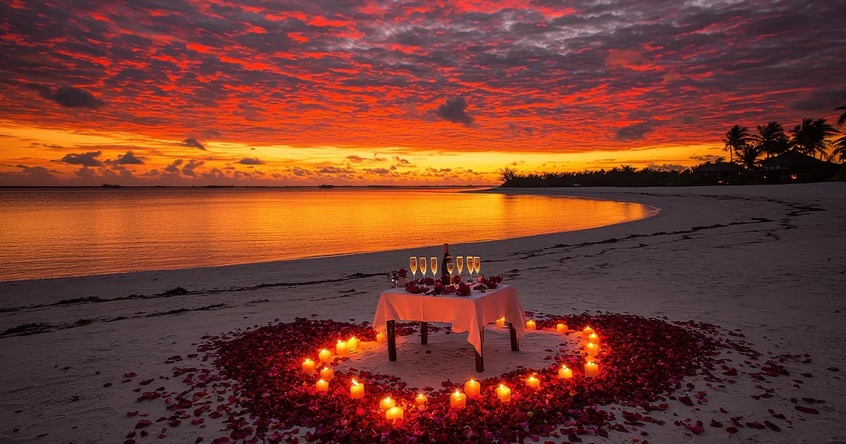the Ultimate Valentine's Day Superyacht Beach Experience