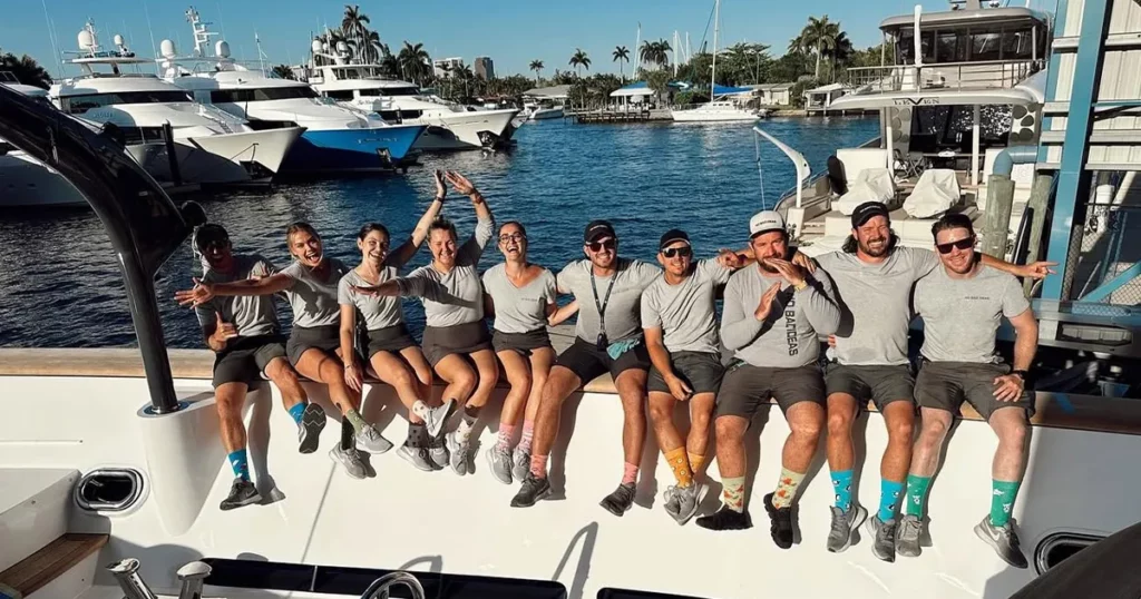 Superyacht Crew from Motor Yacht No Bad Ideas