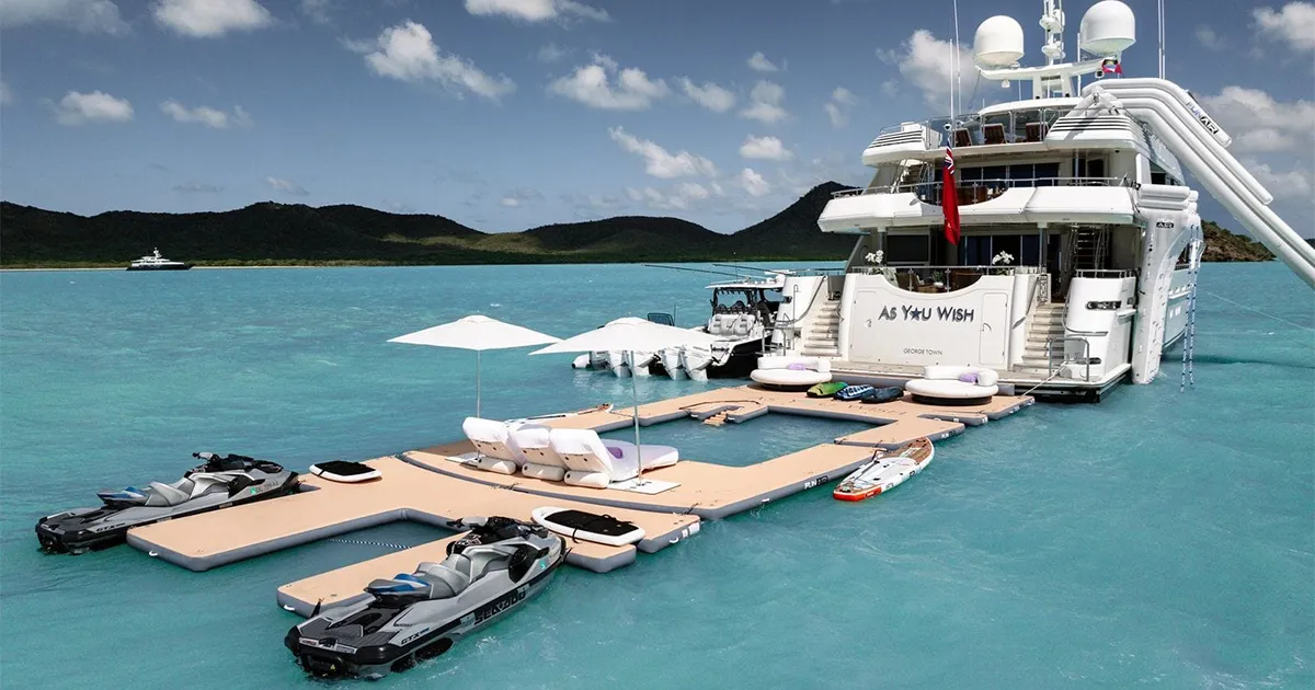 Ultimate Toy Box on superyacht As You Wish