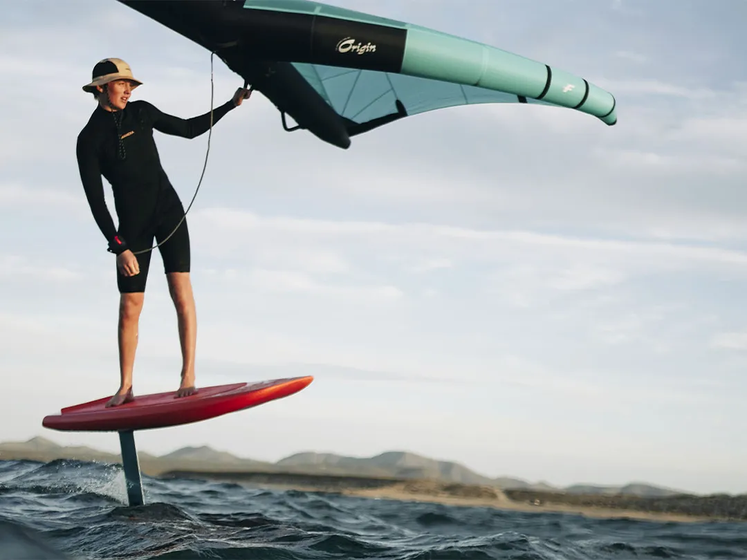 F-One board and wing used by yacht guest