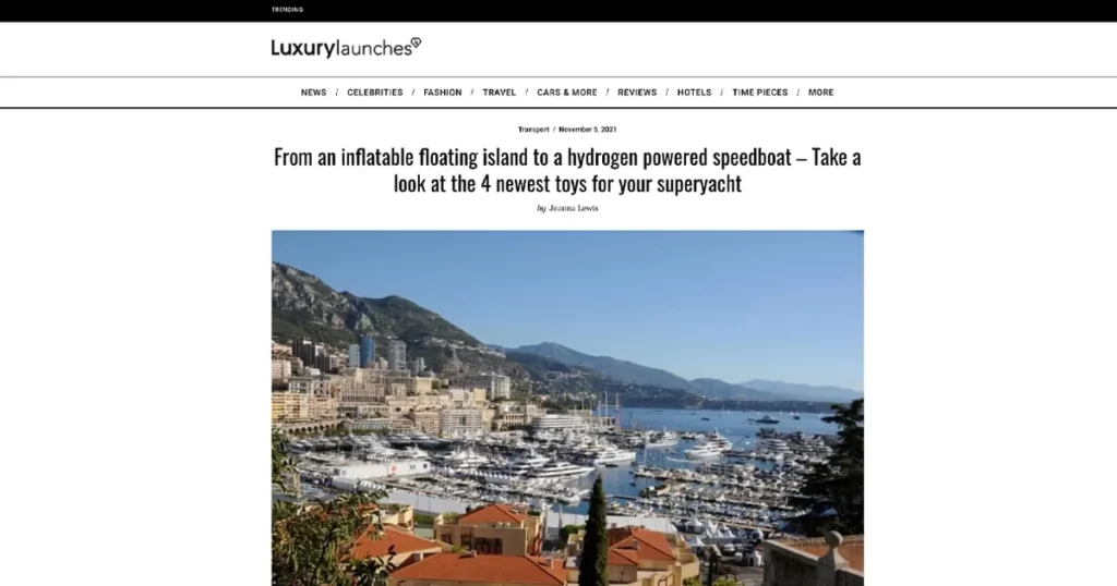Luxury Launches_ FunAir Rated Among the Best Toys for Superyachts