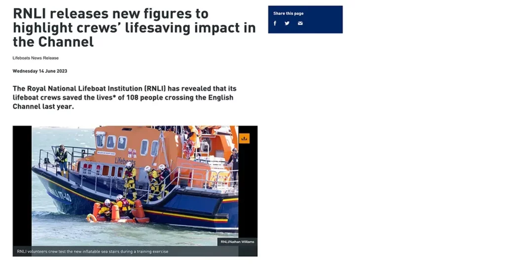 RNLI.org_ Lifesaving Efforts in the English Channel Aided by FunAir Rescue SeaStairs