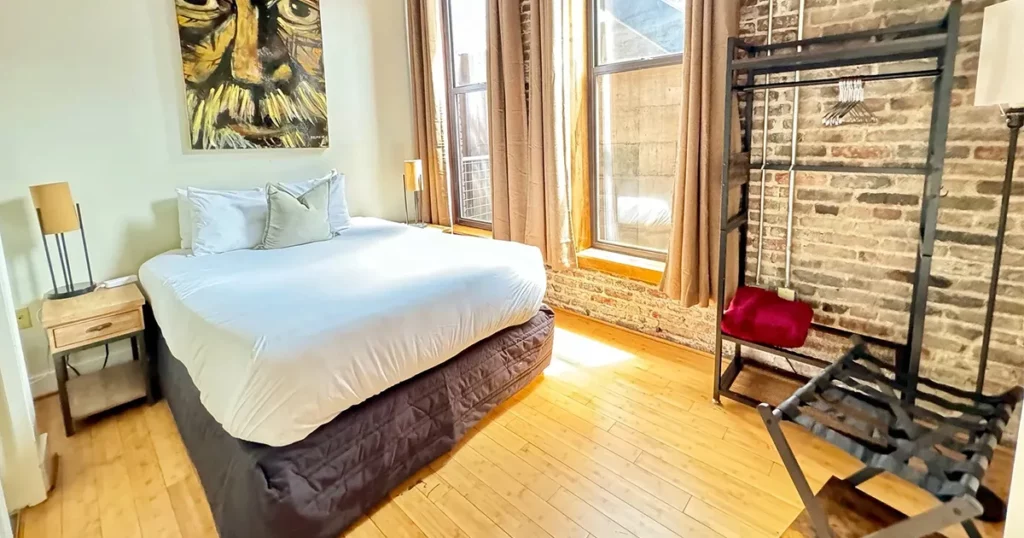 The Willie Loft bedroom