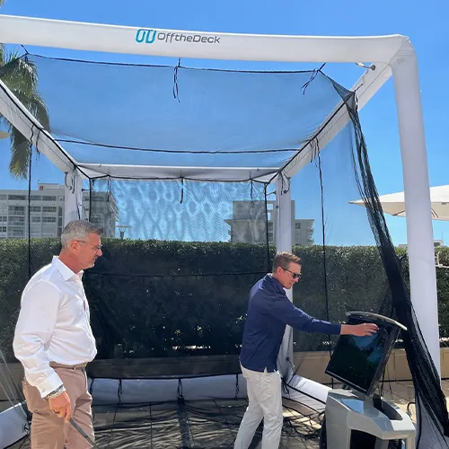 FunAir-at-PBIBS-2025-FunAir-x-Off-the-Deck-Cube-Golfing-Net-at-Four-Seasons-Miami.webp