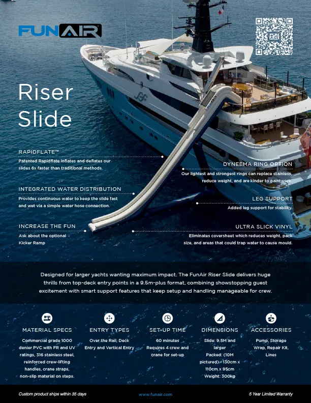 FunAir Riser Slide Spec Sheet