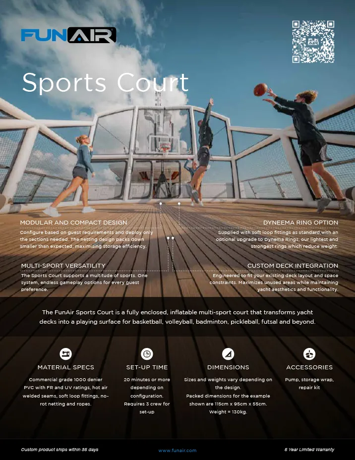 FunAir Sports Court Spec Sheet