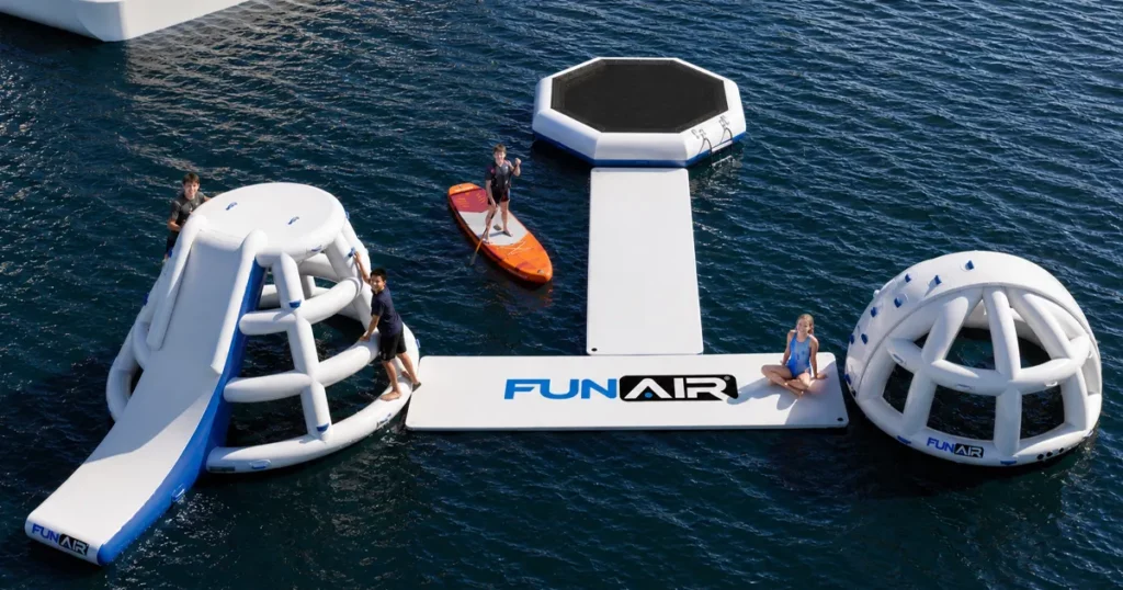 FunAir superyacht inflatable water park