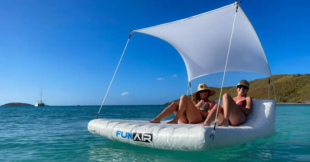 Floating Shaded Lounger
